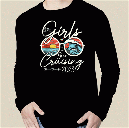 2023 Girls Gone Cruising Girls Matching Cruise Squad T-Shirt