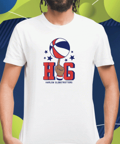 Harlem Globetrotters HG Basketball On Finger Shirt