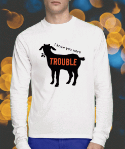 I Knew You Were Trouble Vintage Shirts