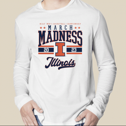 T-Shirt Illinois Fighting Illini Basketball Tournament March Madness 2023