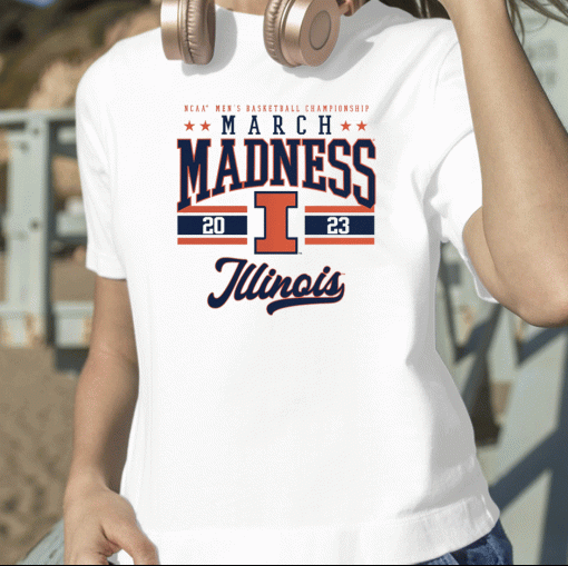 T-Shirt Illinois Fighting Illini Basketball Tournament March Madness 2023