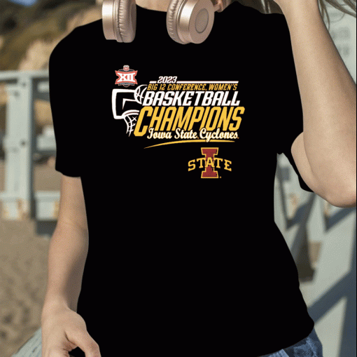 TShirt Iowa State Cyclones Basketball Conference Tournament Champions Locker Room 2023