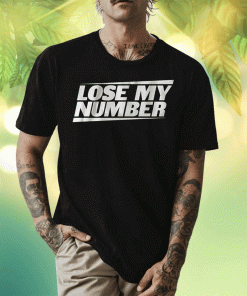 New Lose My Number New York Football TShirt