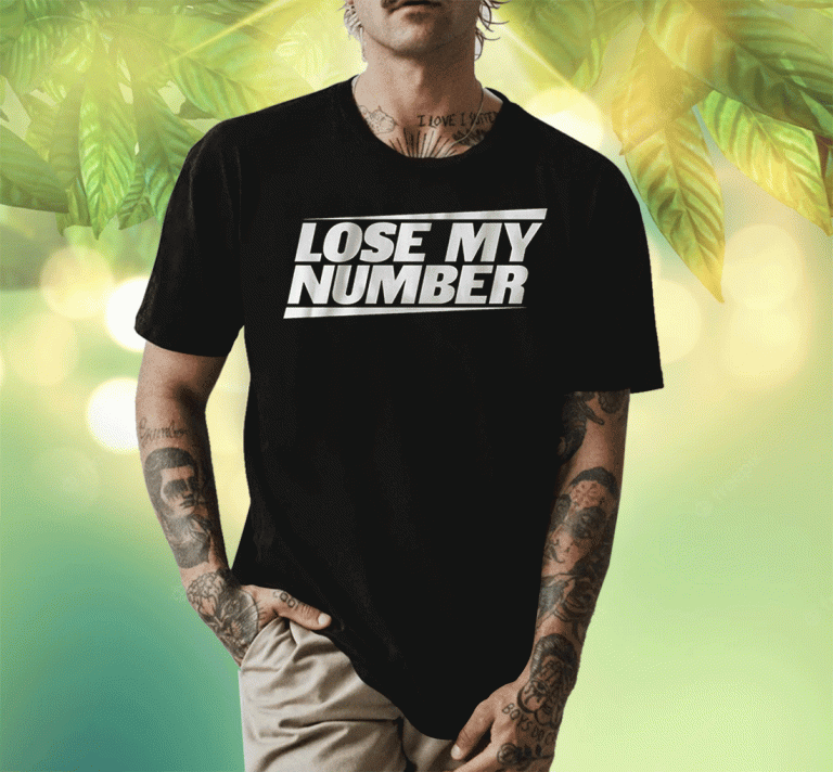 New Lose My Number New York Football TShirt