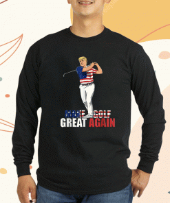 Funny Make Golf Great Again Trump Golf T-Shirt