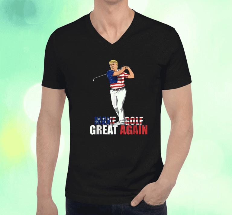 Funny Make Golf Great Again Trump Golf T-Shirt