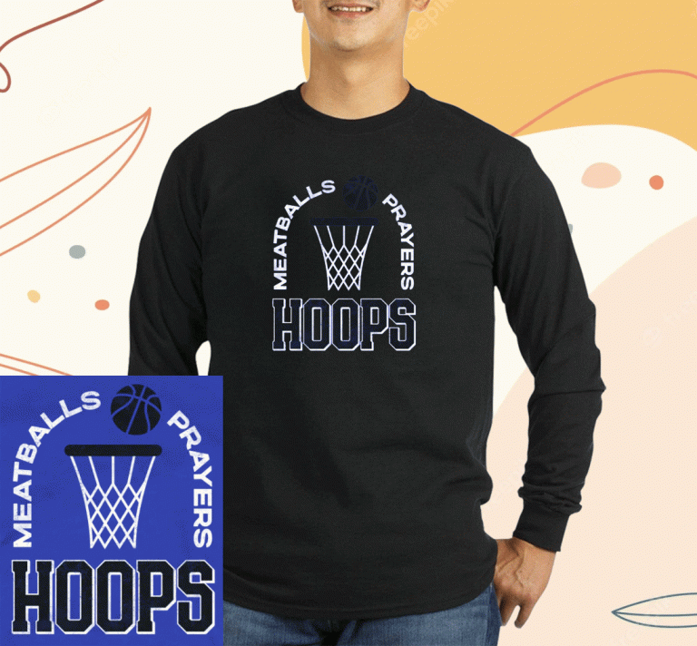 Meatballs Prayers Hoops 2023 T-Shirt