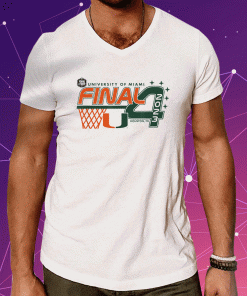 Miami Hurricanes Final Four 2023 Basketball Tee Shirt