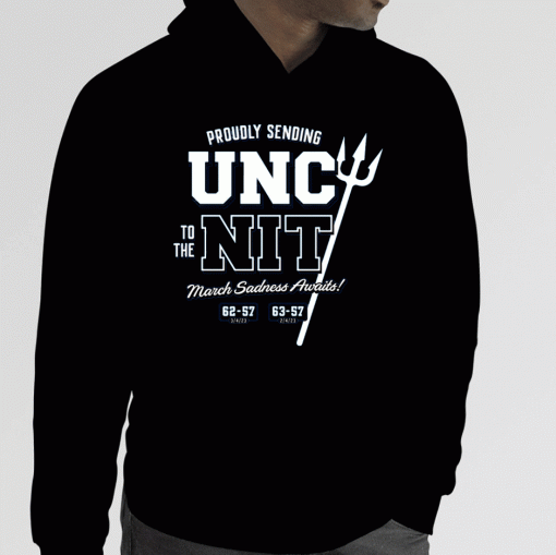 T-Shirt Proudly Sending UNC To the NIT 2023