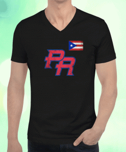 Puerto Rico Baseball Flag Pride red Boricua Puerto Rico 2023 T-Shirt