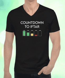 Funny Ramadan Mubarak Kareem Count Down To Iftar Say T-Shirt