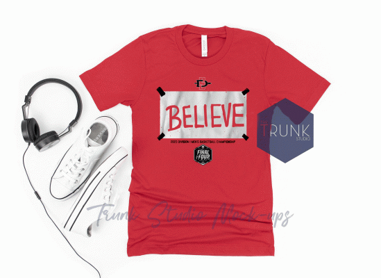 San Diego State Basketball Believe 2023 T-Shirt