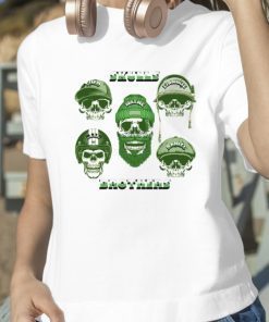 Shirts Skulls Brothers Green Logo