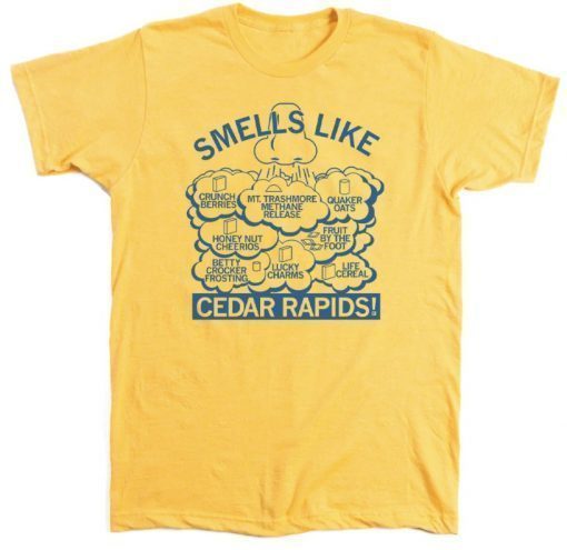 SMELLS LIKE CEDAR RAPIDS 2023 T-SHIRT