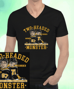 Sidney Crosby and Evgeni Malkin Headed Monster T-Shirt