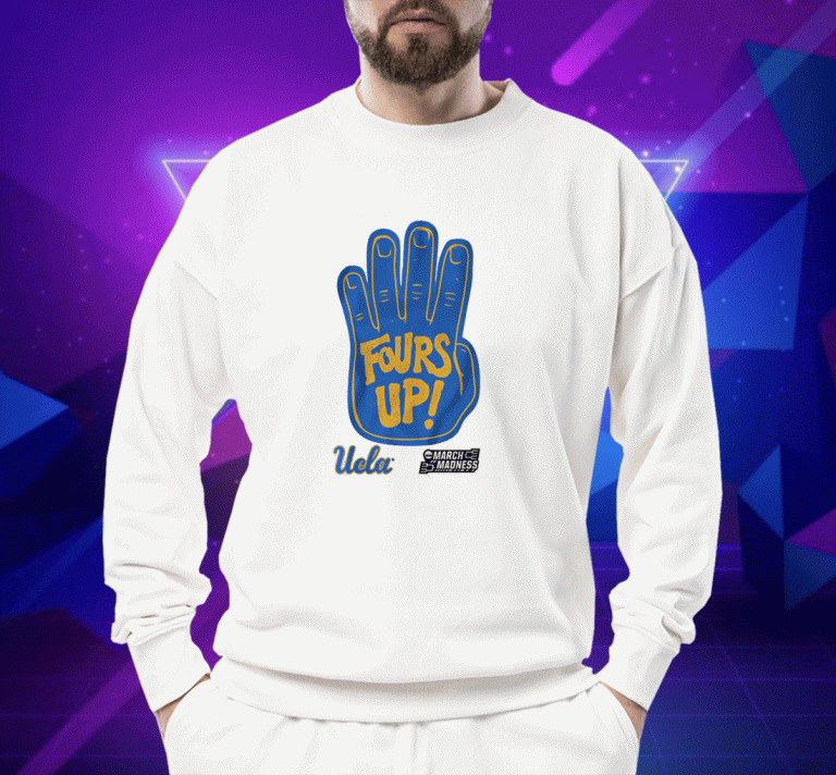 UCLA Basketball 4s Up T-Shirt