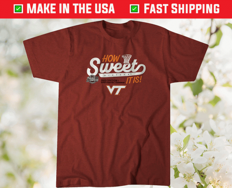 2023 Virginia Tech WBB Sweet Sixteen TShirt