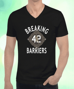 Brooklyn Dodgers Jackie Robinson Breaking Barriers T-Shirt