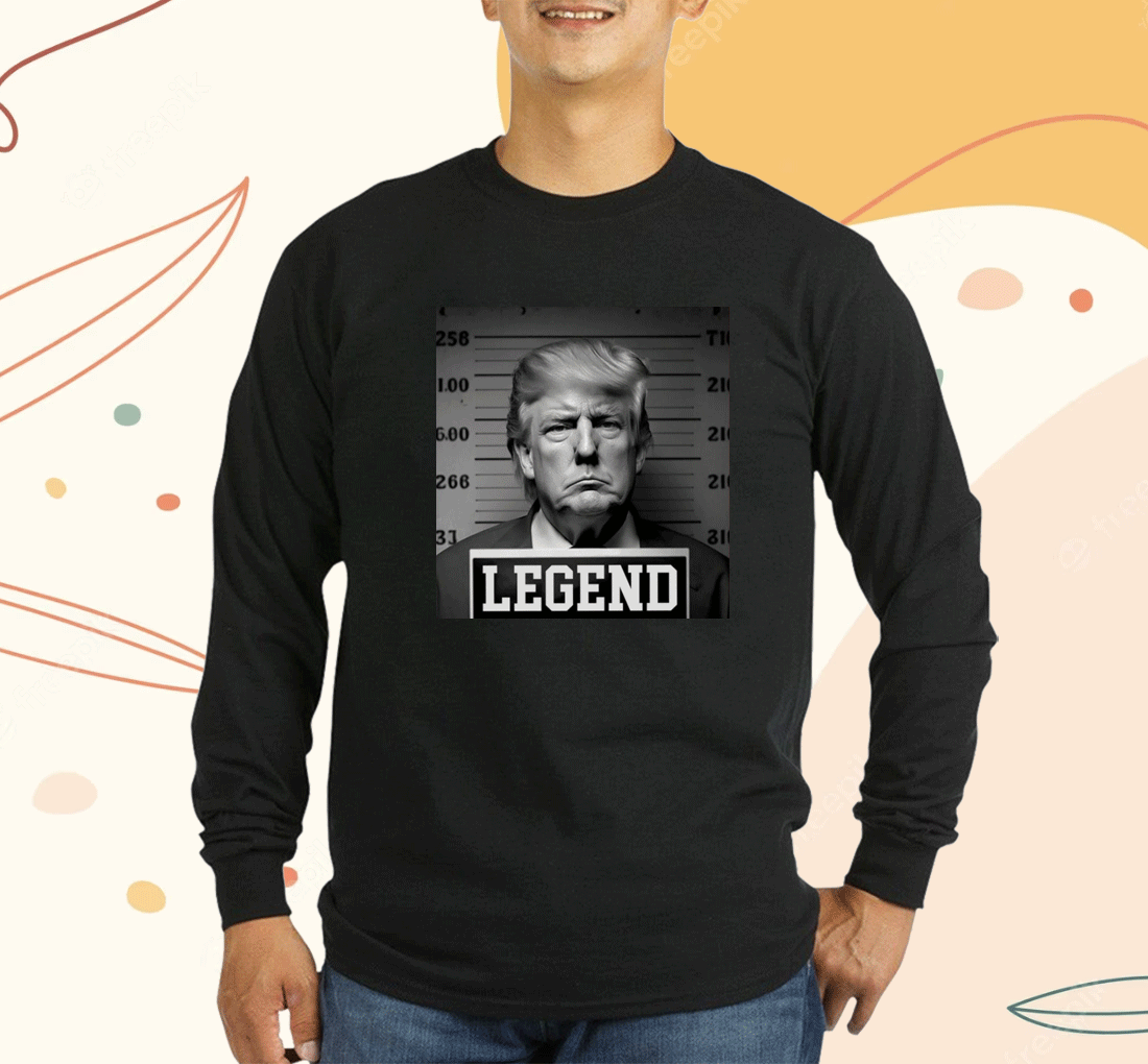 Donald Trump Mug Shot Legend T-Shirt