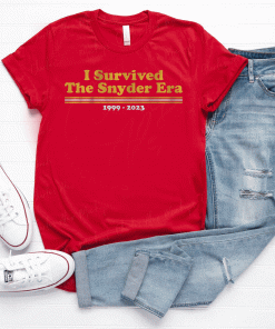 I Survived the Snyder Era Washington DC Shirts