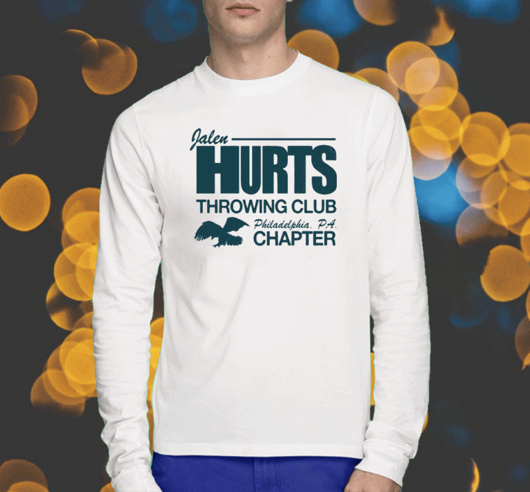 Jalen Hurts Throwing Club Shirts