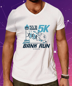 Svb Silicon Valley First Annual Bank Run 2023 T-Shirt