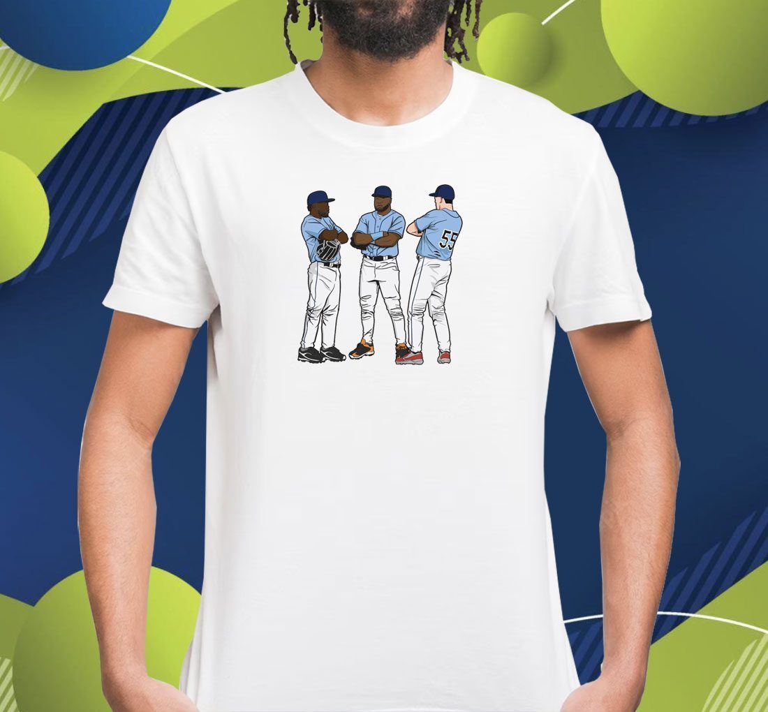 Tampa Bay Victory Pose T-Shirt for TB Baseball Fans (SM-5XL