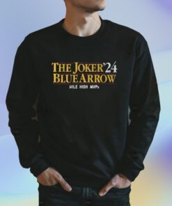 The Joker-Blue Arrow Denver Basketball T-Shirt