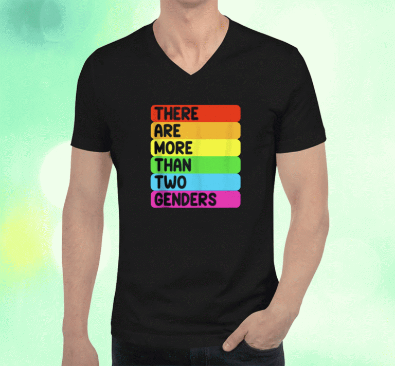 There Are More Than Two Sexes Of LGBTQ Rainbow Flag Shirts