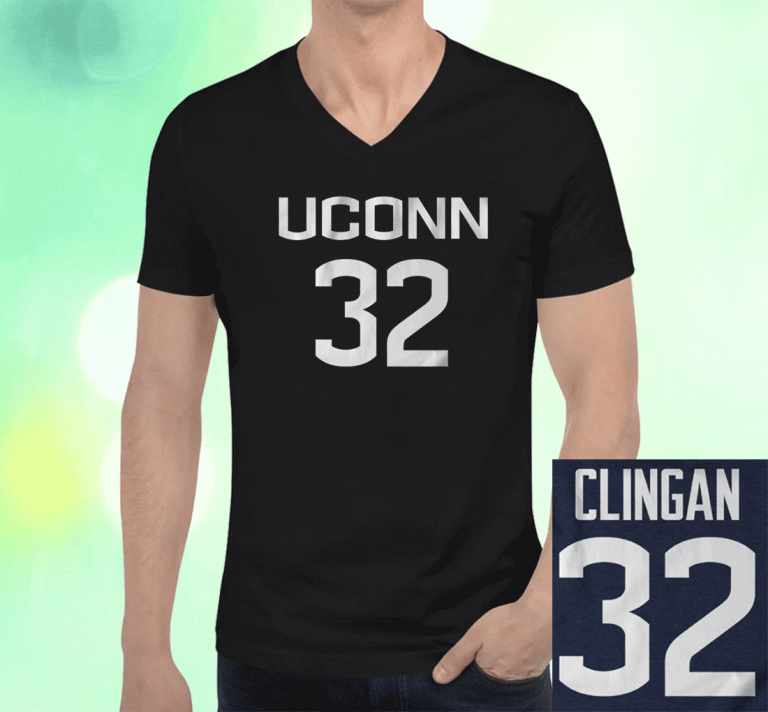 UConn Basketball Donovan Clingan 32 Player Vintage Shirts
