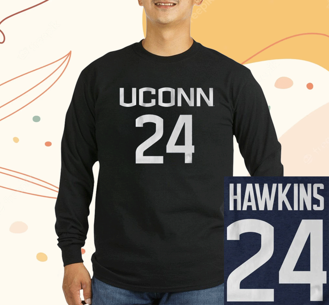 UConn Basketball Jordan Hawkins 24 Player T-Shirt
