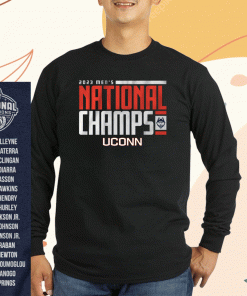 UConn Basketball National Champs Roster T-Shirt
