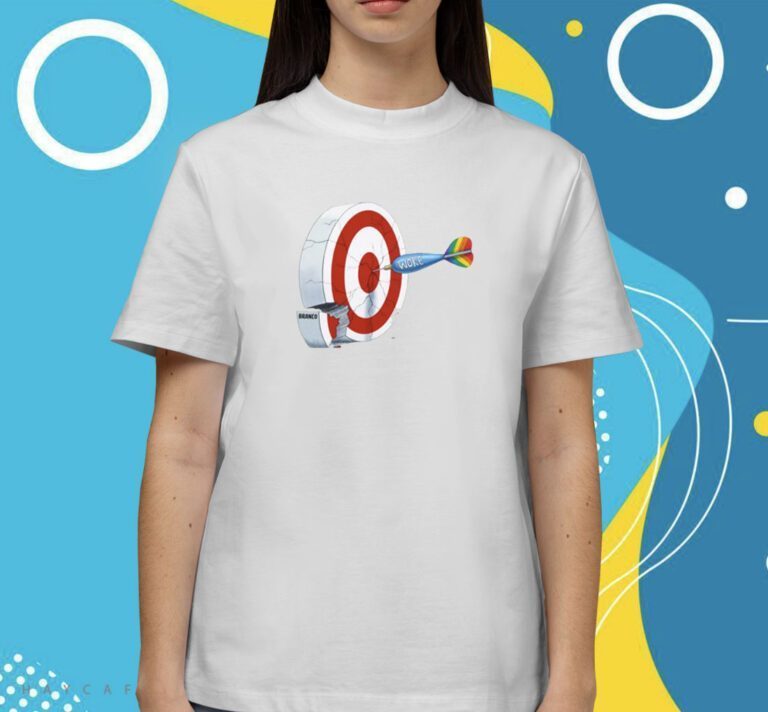 AF Branco Cartoon On Target T-Shirt