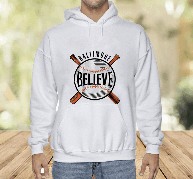 Believe Baltimore Baltimore Baseball T-Shirt