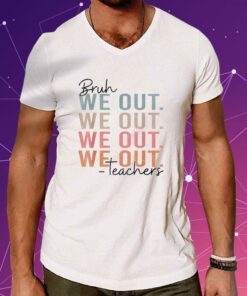 Vintage Bye Bruh Teacher Hello Summer T-Shirt