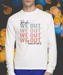 Vintage Bye Bruh Teacher Hello Summer T-Shirt