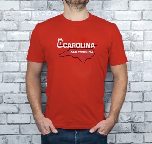 Carolina Take Warning Hockey T-Shirt