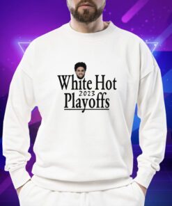 Derrick White Miami Heat White Hot 2023 NBA Playoffs TShirt