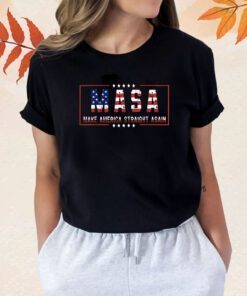 Make America Straight Again US Flag TShirt