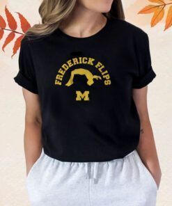 Michigan Gymnastics Frederick Flips TShirt