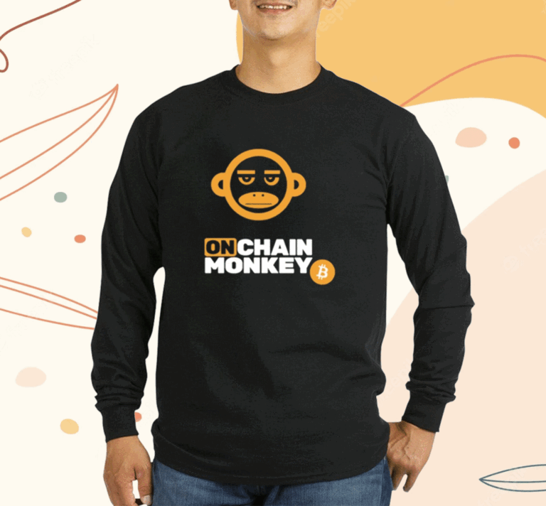 On Chain Monkey Og Bitcoin T-Shirt