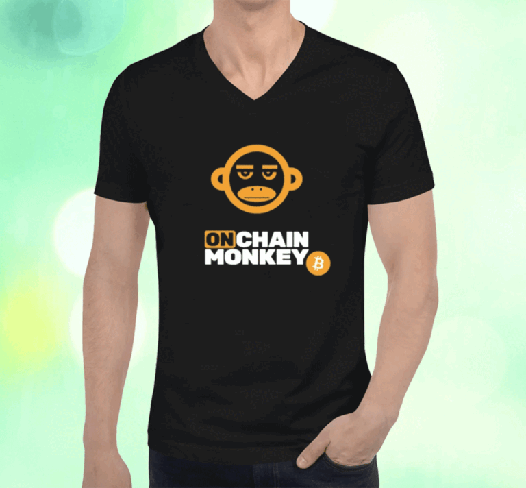 On Chain Monkey Og Bitcoin T-Shirt