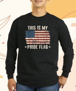 This Is My Pride Flag USA American 4th of July Patriotic Shirts