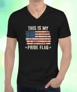 This Is My Pride Flag USA American 4th of July Patriotic Shirts