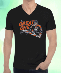 Wayne Gretzky The Great One Edmonton NHL Alumni Shirt