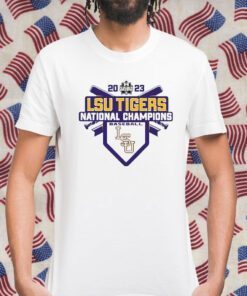 LSU Tigers 2023 NCAA Baseball College World Series Champions Schedule Shirts