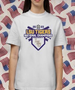 LSU Tigers 2023 NCAA Baseball College World Series Champions Schedule Shirts