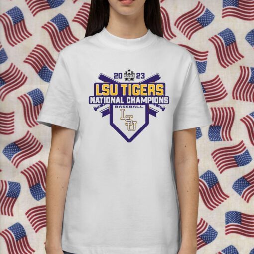 LSU Tigers 2023 NCAA Baseball College World Series Champions Schedule Shirts