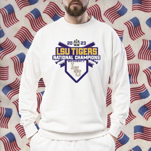 LSU Tigers 2023 NCAA Baseball College World Series Champions Schedule Shirts