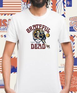 Grateful Dead Denver Nuggets Skull Skeleton TShirt